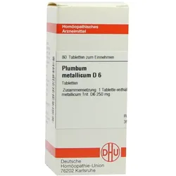 Plumbum Metallicum D 6 Tabletten 80 St