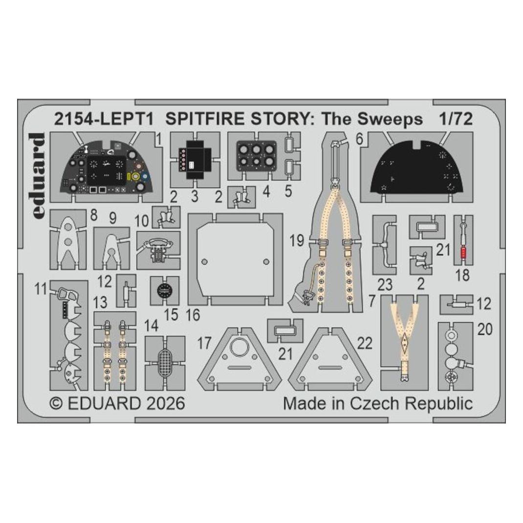 Eduard SPITFIRE STORY: The Sweeps DUAL COMBO (2154)