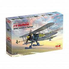 ICM - J-8 Gladiator WWII Swedish Fighter - 1:32 - 141 Teile 306556