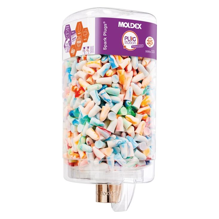 Moldex Spark Detect ørepropper Plugstation 500 (ohne Wandhalterung) (785901)