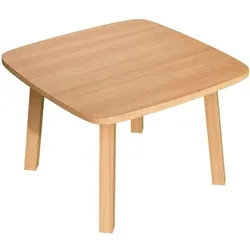 meet Beistelltisch »Woody« braun, 60x40x60 cm