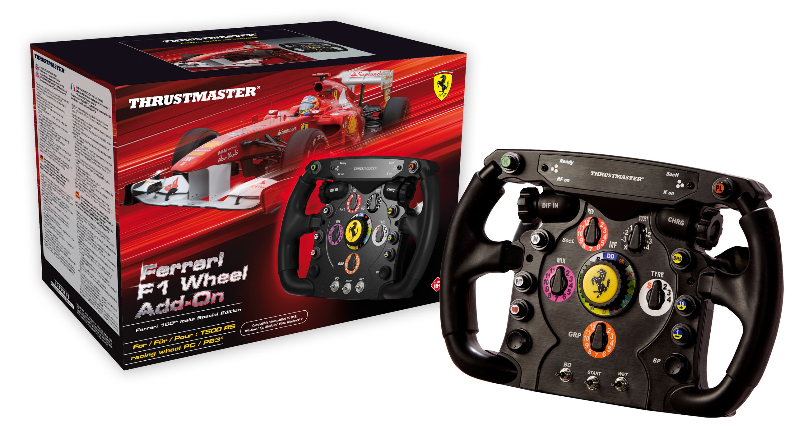 Thrustmaster Ferrari F1 Wheel AddOn für RS Serie
