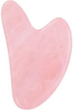 Uplifted Finds High Quality Quartz Jade Facial Roller And Gua Sha Anti Aging Set pink