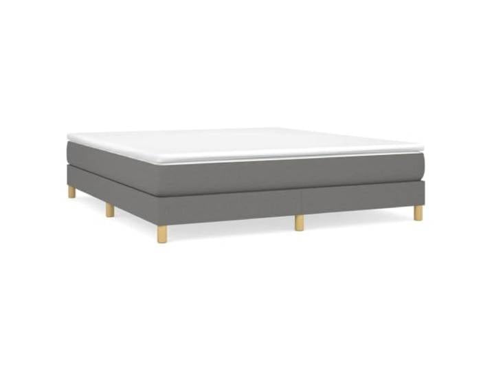 PUGYNBK Boxspringbett mit Matratze, 180 x 200 cm Gefederte Federn, mittlere Festigkeit, atmungsaktiver Stoff, Holzbasis