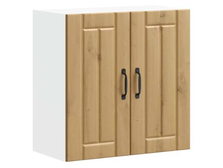 HKTMGDNG Küchen-Hängeschrank 60cm Holzwerkstoff Artisan-Eiche Kompakter Wandküchenschrank mit Glastüren für Küche und Esszimmer. Schafft Ordnung auf 60x31x60 cm Stellfläche.