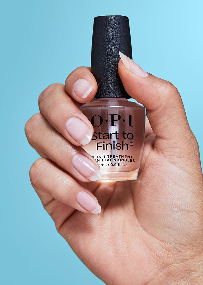 Opi Soin 3 en 1 pour les ongles Start To FINISH : base, top coat et fortifiant 15 ml