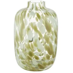 HOME STORY Vase   ¦ gelb ¦ Glas ¦ Maße (cm): H: 27  Ø: 18.0