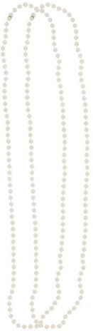 Perlenketten, creme, 2 Stück