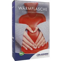 Wärmflasche mit Flauschbezug Bordeaux 1.5 L