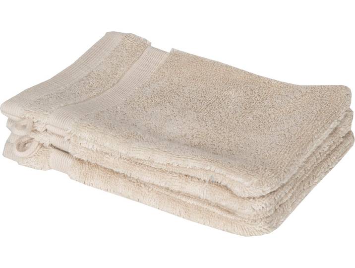 Waschhandschuh Cuddly , beige (sand), B:16cm L:21cm, Frotteevelours, SCHÖNER WOHNEN-KOLLEKTION, Handtücher, Waschhandschuh, schnell trocknende Airtouch-Qualität