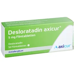 Desloratadin Axicur 5 Mg Filmtabletten 50 St