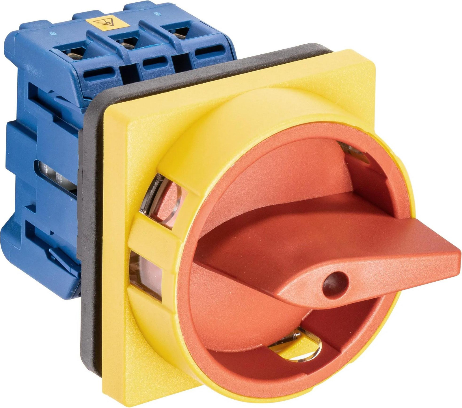 Kraus & Naimer noodstopknop, 3-polig, frontmontage met 4 gaten, Ith=32 A, P=11 kW (AC23B, 400V AC), 6 mm², 1 stuk