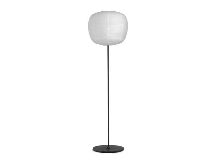 HAY - Common Stehleuchte, Sockel schwarz / Reispapier Lampenschirm, Ø 44 x 39 cm