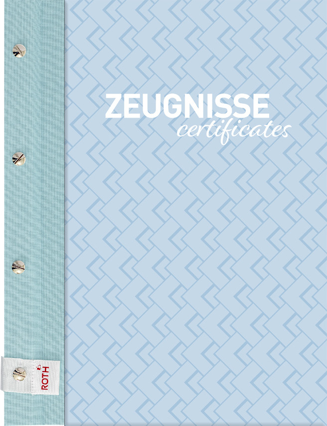 ROTH 89465 Getuigingsmap met boekschroeven design Zwembad