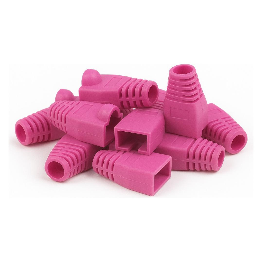 Danicom RJ45 Tule Rosa - 10 Stück (Netzwerk Zubehör) (DC-RJ45-BOOT-PINK-10PCE)