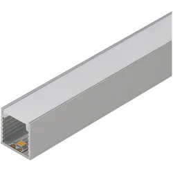 Werkstarck, Profil + Stange, LED Ein-/Anbauprofile BERLIN mit Lichtblende