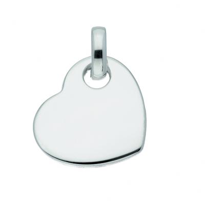 Kettenanhänger ADELIA´S "Gravurplatte 925 Silber", silber, Schmuckanhänger, Damen, Silber 925 (Sterlingsilber), Kettenanhänger, Silberanhänger