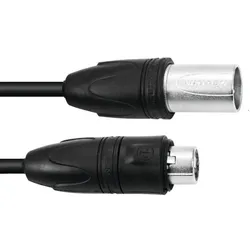 PSSO DMX Kabel IP65 3pol 3m sw