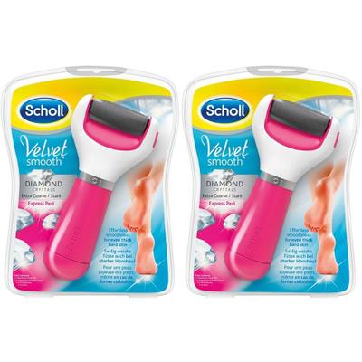 Scholl Velvet smooth Expr.Pedi Hornhautentf.pink 2x 2x1 St