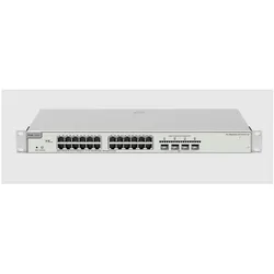 Ruijie SWITCH POE RG-NBS3200-24GT4XS-P-V2 24-PORTOWY SFP+ REYEE (24 Ports), Netzwerk Switch, Grau