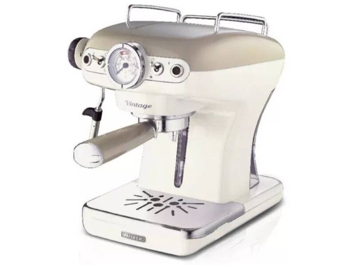Ariete Vintage Espressomaschine beige