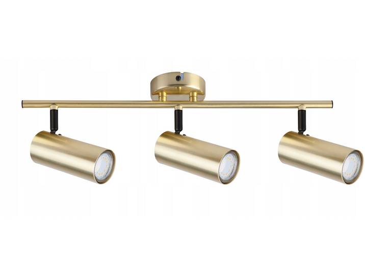 Deckenleuchte mit beweglichen Schirmen Messing Reflektor 3x15W