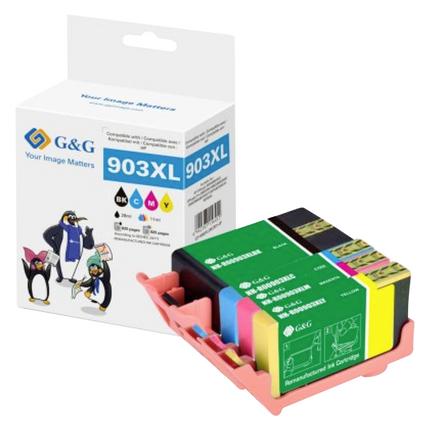 G&G XL-Druckerpatronen 4er Set für HP 903XL/ 3HZ51AE (14801)
