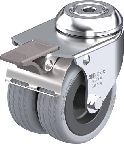 Blickle 278408LMDA-VPA 75G-FI Doppel-Lenkrolle Rad-Durchmesser: 75mm Tragfähigkeit (max.): 100kg 1St.