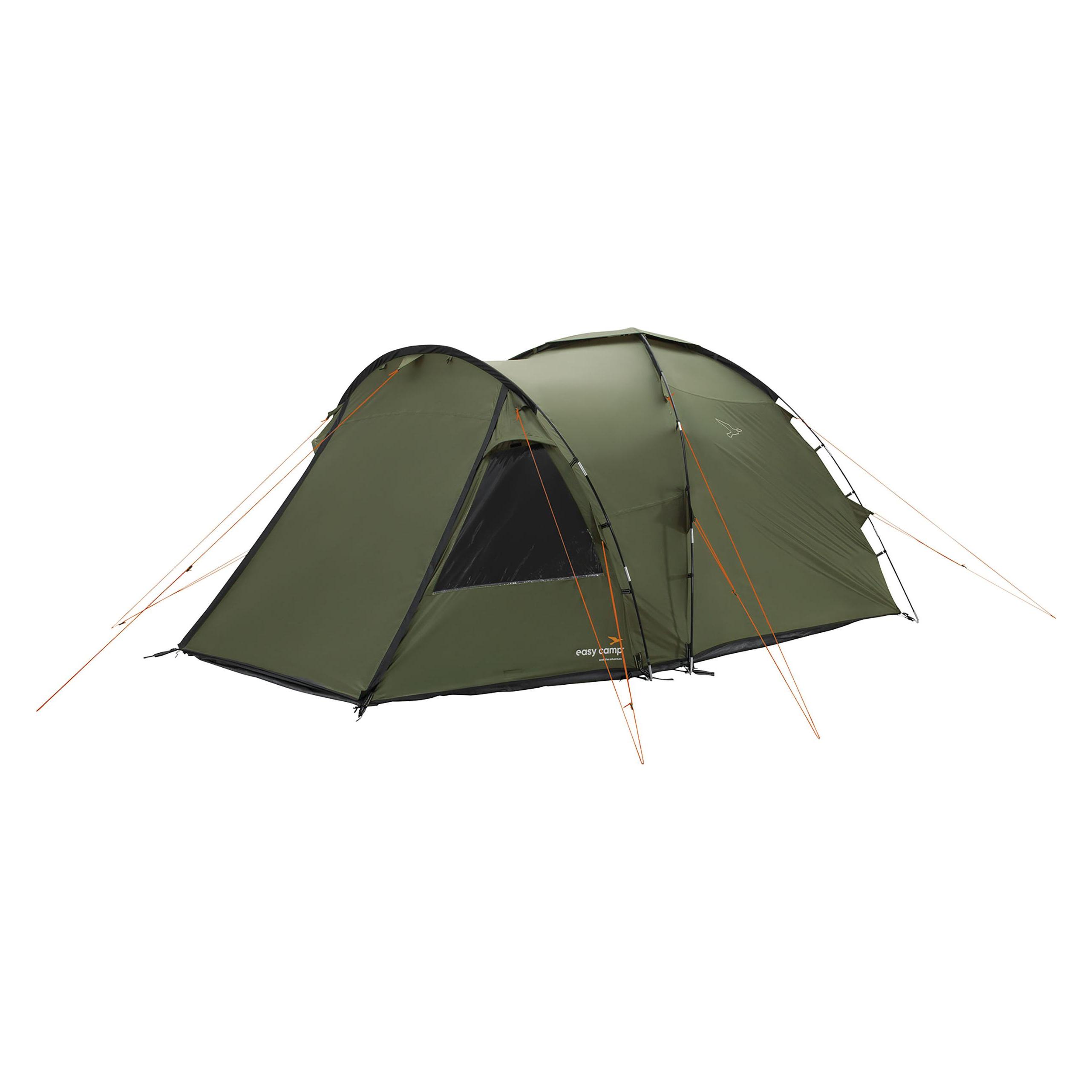 Easy Camp Kuppelzelt Kinn 4 (olivgr?n, mit Tunnel-Anbau, Modell 2025) (Kuppelzelt, 8.60 kg, 4 Personen) (120488)