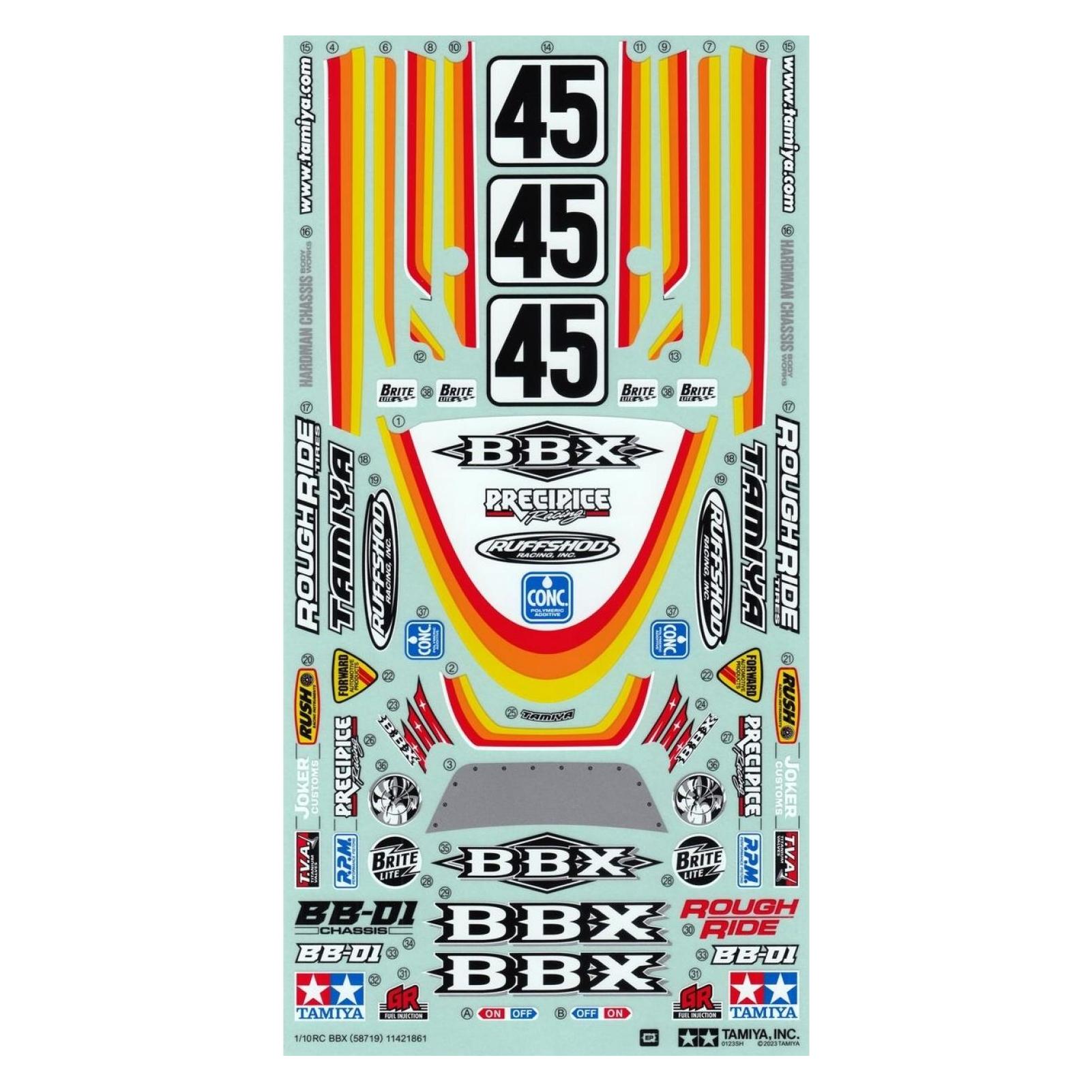 Tamiya Aufkleber BBX BB-01 58719 (311421861)