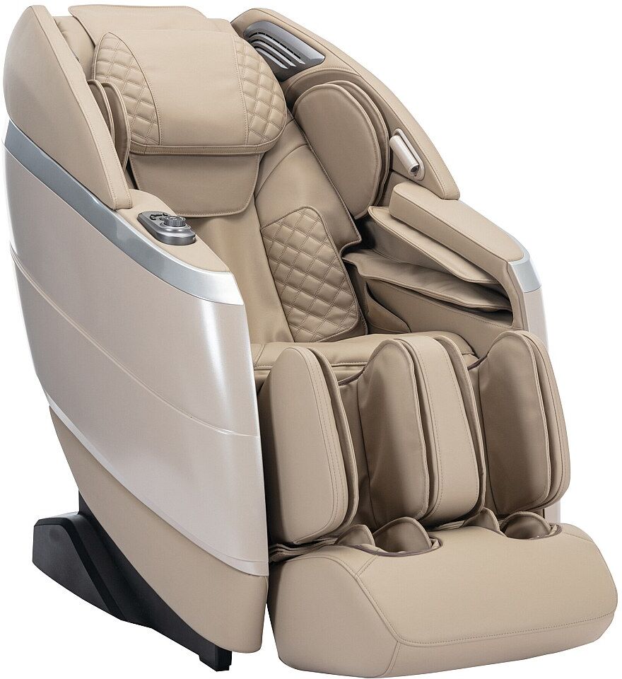 Vente-unique Massagesessel - Kunstleder - Sprachsteuerung - Zero-Gravity-System - Beige - ULAP