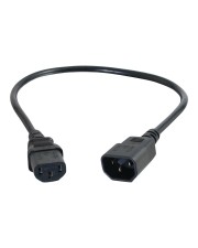 Cables To Go C2G Computer Power Cord Extension Spannungsversorgungs-Verlängerungskabel IEC 60320 C13 bis C14 Wechselstrom 250 V 5 m (88506)