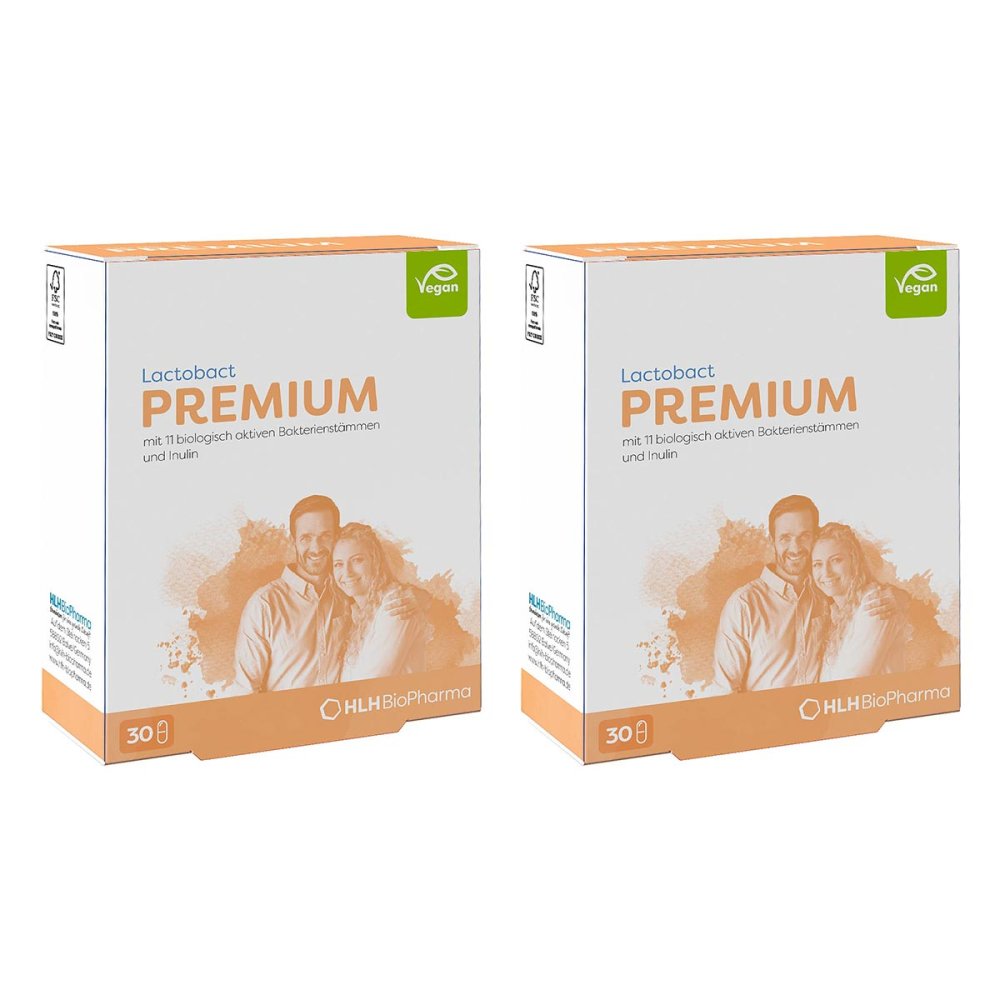 HLH BioPharma GmbH Lactobact PREMIUM Darm-Probiotikum mit Inulin Kapseln 08106230