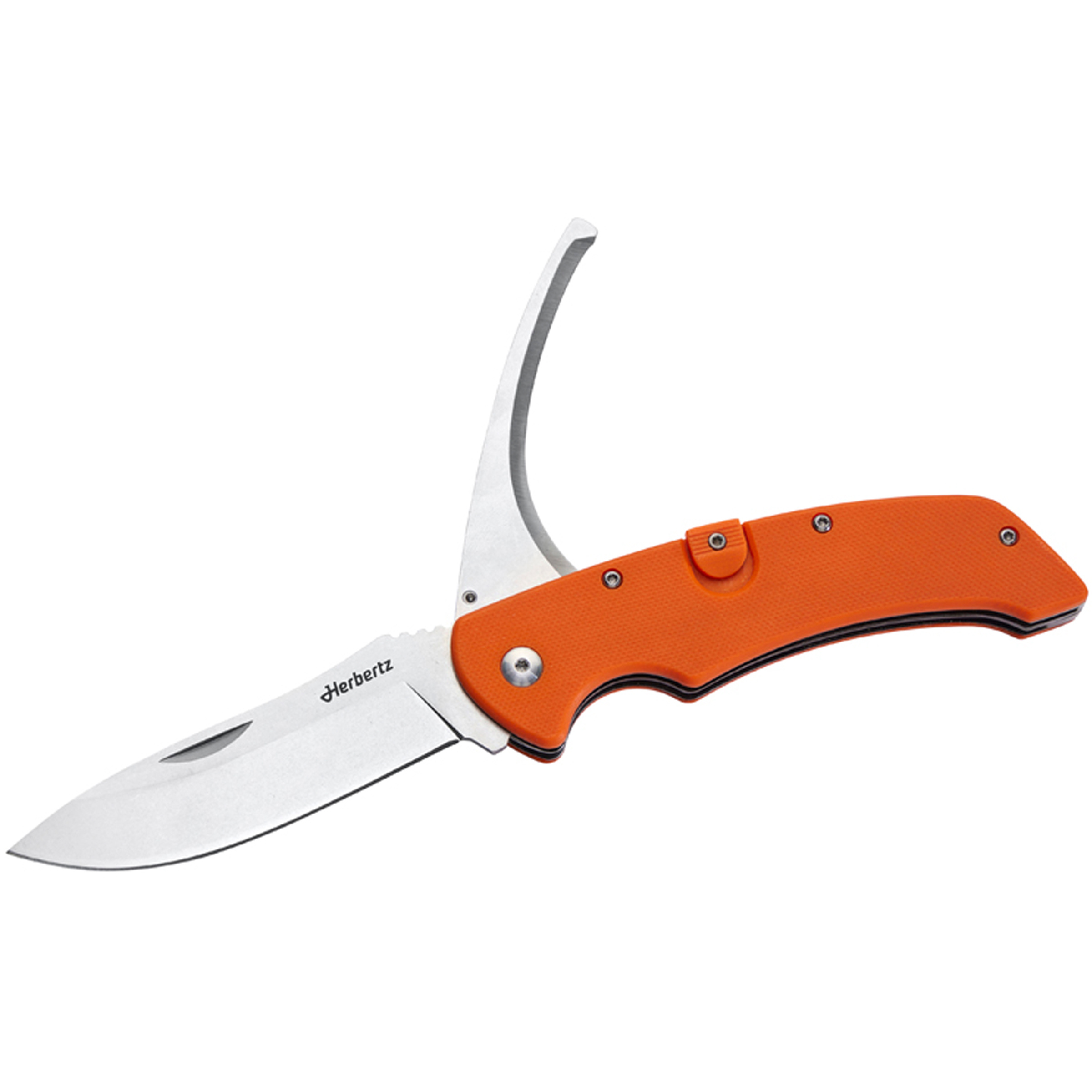 Herbertz 2-Teilig messer Taschenmesser orange Camping