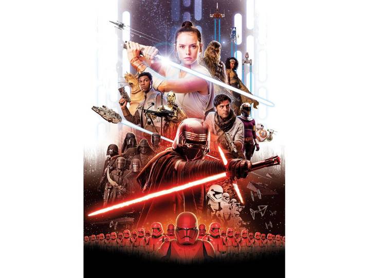Fototapete Star Wars EP9 Movie Poster Rey ca. 184x254cm