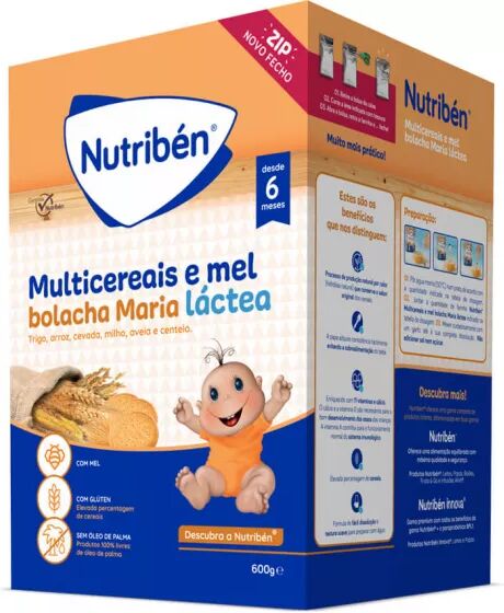 Nutribén Galleta María Multicereales y Miel 600g