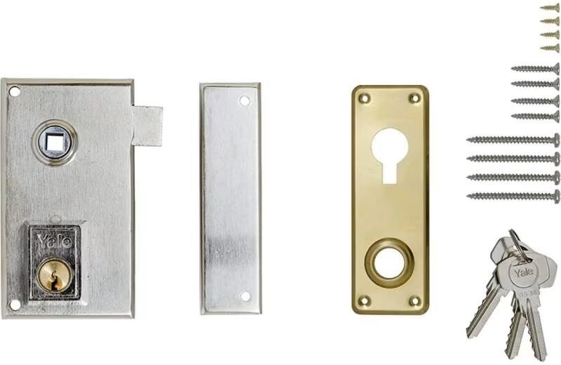 Cerradura De Seguridad Yale Plateado Talla Única Unisex