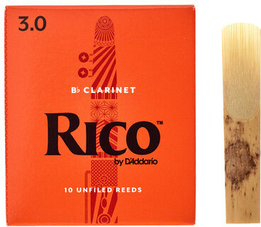 DAddario Woodwinds Rico Bb- Clar 3.0
