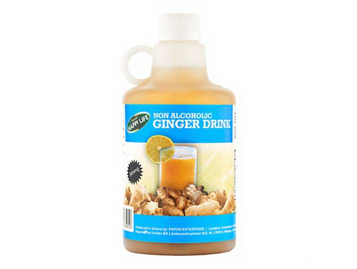 HAPPI LIFE Boisson au gingembre (Bouteille) 1 L