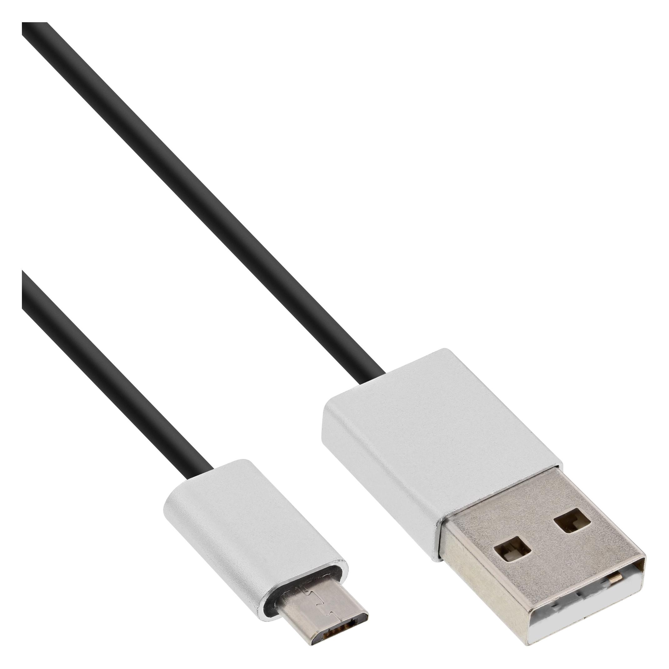 InLine USB A - Micro USB B (1 m, USB 2.0) (31710I)