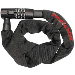TRELOCK Zahlen-Kettenschloss BC 280 Code 5 mm schwarz 85 cm