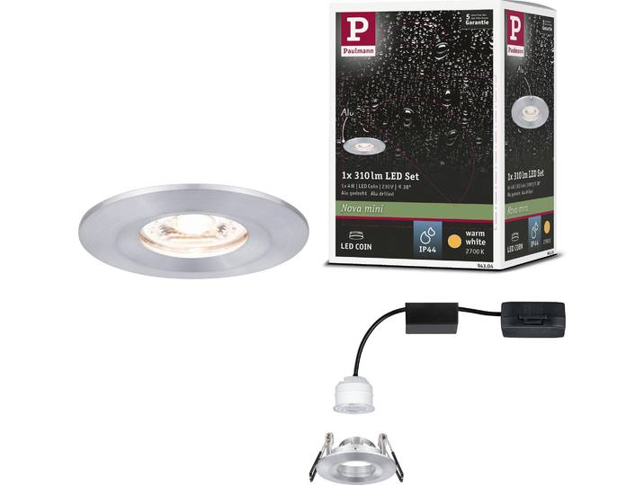 Paulmann Luminaire LED encastré Nova Mini Luminaire individuel rigide