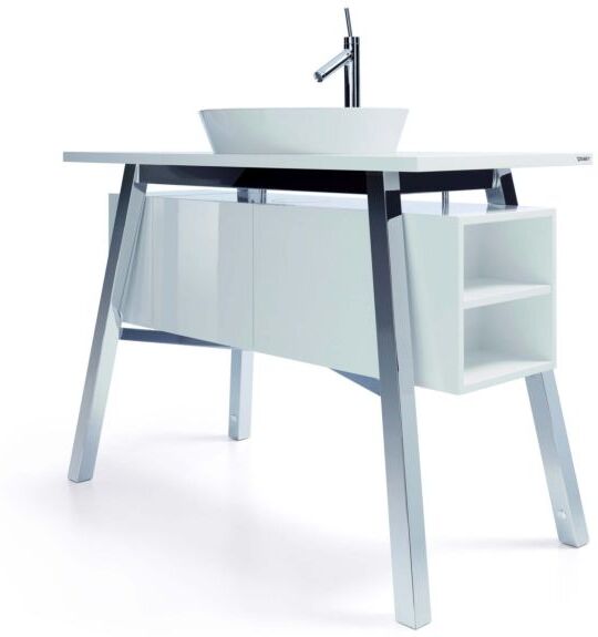Duravit Cape Cod Aufsatzwaschtisch 23284826001 weiß/weiß seidenmatt wondergliss, Ø 48cm