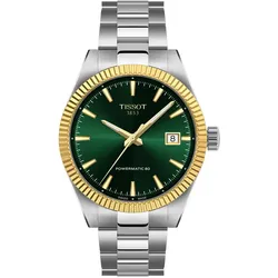 Tissot Gentleman Automatik 38 mm Grün Herrenuhr T934.807.41.091.00