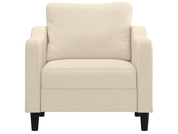 KTHLBRH Sessel, Creme, 60 cm, aus Stoff Gestell aus Metall, Füllung aus Schaumstoff, maximale Traglast 110 kg, modernes Design
