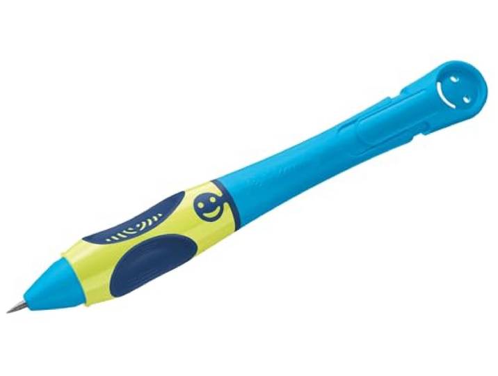 Pelikan 820509 griffix potlood voor rechtshandigen, neonFreshBlue, 1 stuk in vouwdoos