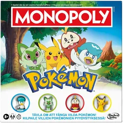 Hasbro Monopoly Pokemon SE/FI (Finnisch, Schwedisch)