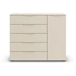 Kommode Flipp Dekor Beige Champagner