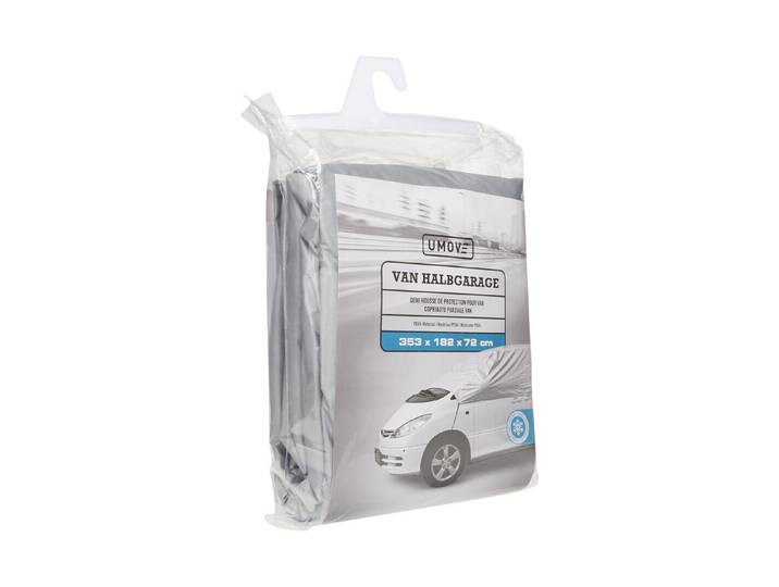 Umove Halbgarage für Van Grau 353 × 182 × 72 cm