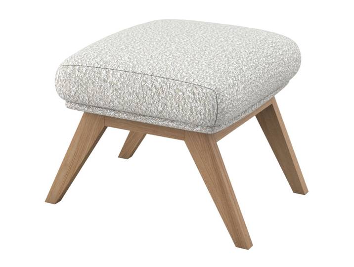 Hocker Halani offwhite Stoff B 41 T 54 H 41 cm - Hocker